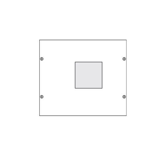 HAGER Quadro x/h250 kompakt kész. függ. beépítő készlet 300x350mm, I.é.v.oszt. (UC020H)