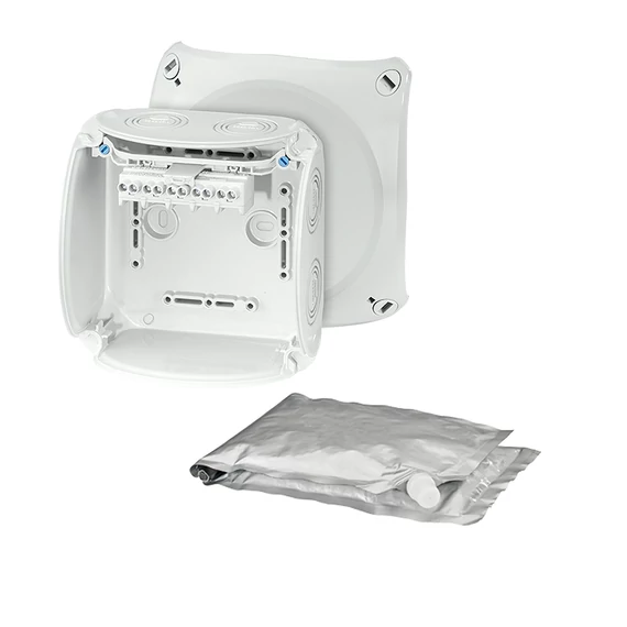 HENSEL WP 0604 G Vízálló kábelösszekötő doboz kiöntőmasszával, szürke (62000104)