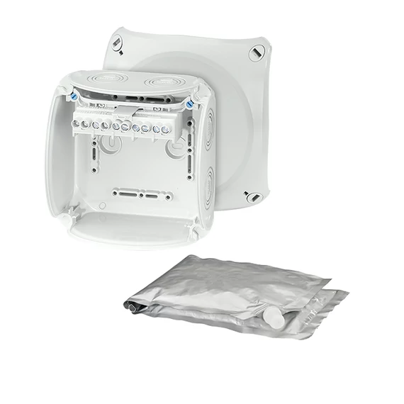 HENSEL WP 0606 G Vízálló kábelösszekötő doboz kiöntőmasszával, szürke (62000105)