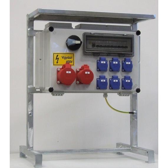 HENSEL Felvonulási szekrény 63A, 43kVA, 680x510mm, IP65