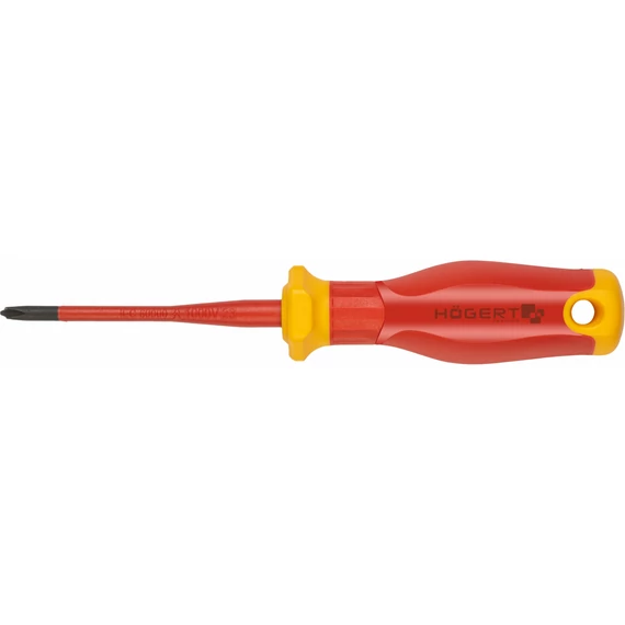 HÖGERT Csavarhúzó szigetelt csillag, Phillips, PH1/SL5, 1000 V, 80 mm, SLIM, S2 (HT1S973-1)