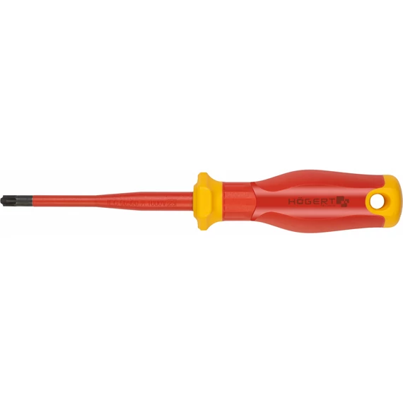 HÖGERT Csavarhúzó szigetelt csillag, Phillips, PZ2/SL6, 1000V, 100 mm, SLIM, S2 (HT1S977-1)