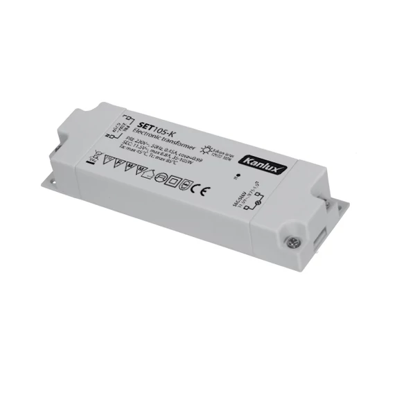 KANLUX SET105-K elektronikus transzformátor, 35 - 105W (1426)