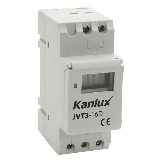 KANLUX JVT3-16AS időkapcsoló asztronómiai funkcióval TH35 sínre szerelhető (18721)