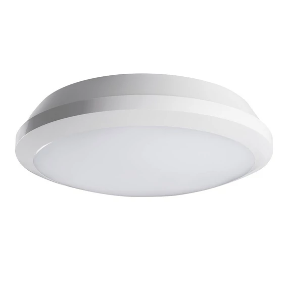 KANLUX DABA PRO 26W NW-SE-W Mennyezeti lámpa mikrohullámú mozgásérzékelővel, Ø300mm, 2800 lm, 4000 K, fehér (19066)