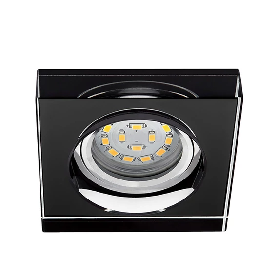 KANLUX MORTA B CT-DSL50-B spotlámpa, max 50W, 90x90mm, MR16, fekete (22110)