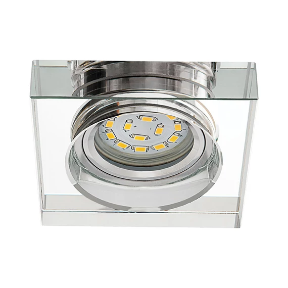 KANLUX MORTA B CT-DSL50-SR spotlámpa, max 50W, 90x90mm, MR16, ezüst (22112)