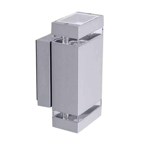 KANLUX ZEW EL-235J-GR kültéri homlokzati lámpa, 2 x max 35W, GU10, PAR16, IP44, szürke (22442)