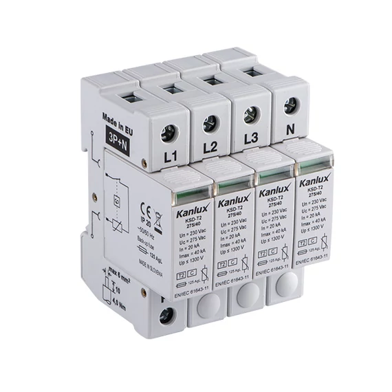 KANLUX KSD-T2 275/160 3P+N túlfeszültség korlátozó 230 AC (23133)