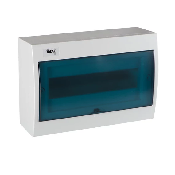 KANLUX KDB-S12T falon kívüli elosztódoboz, 2x6P, 102x300x204mm, IP30, IK07 (23612)