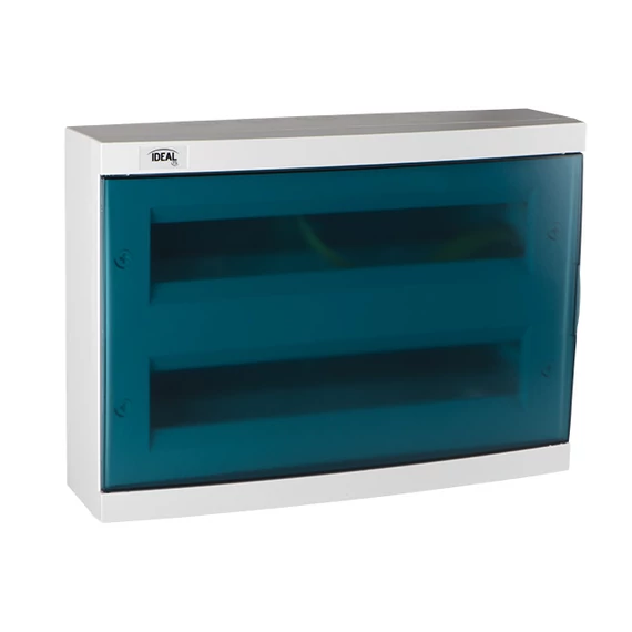 KANLUX KDB-S36T falon kívüli elosztódoboz, 2x18P, 109x410x294mm, IP30, IK07 (23615)