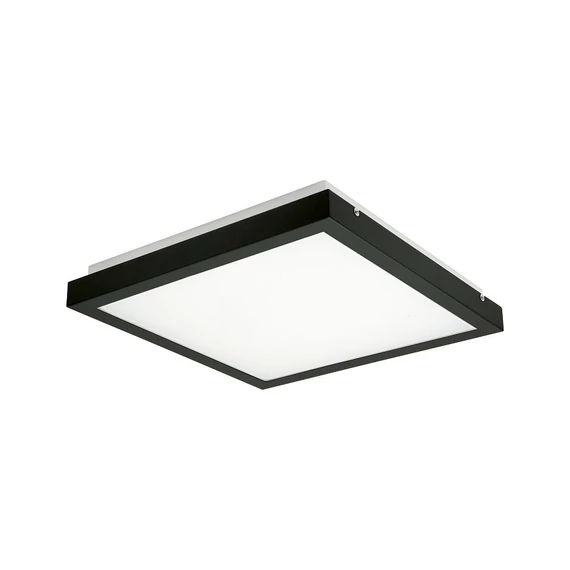 KANLUX TYBIA M 25W-NW B beltéri mennyezeti lámpa, 320x320mm, 2600 lm, 4000 K, fekete (24645)