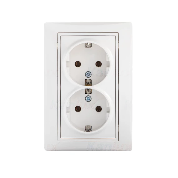 KANLUX DOMO 01-1270-102 Dupla dugalj komplett, fehér (24740)