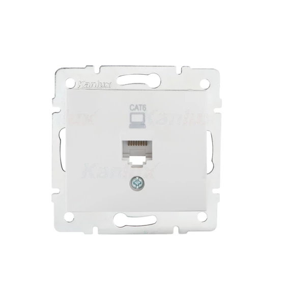 KANLUX DOMO 01-1400-002 Adatcsatlakozó aljzat, fehér (24754)