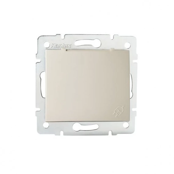 KANLUX DOMO 01-1230-103 Dugalj IP44 csapfedeles, krém (24791)