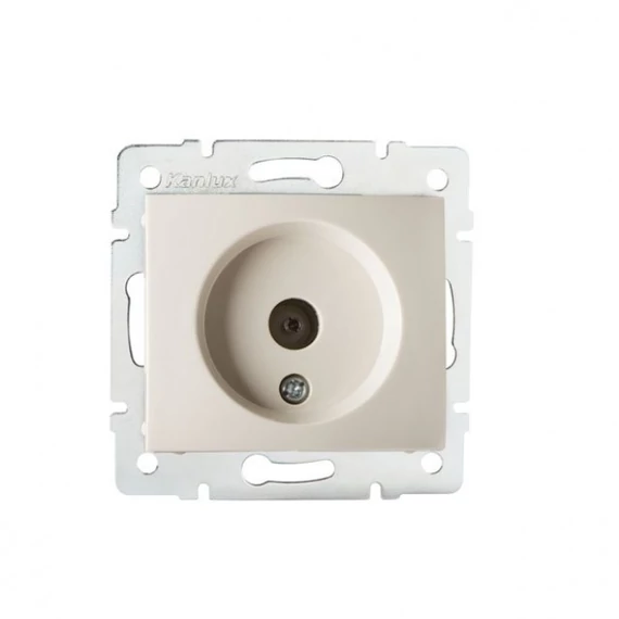 KANLUX DOMO 01-1290-003 Antenna csatlakozó aljzat, krém (24801)