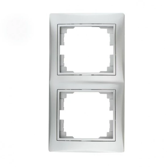 KANLUX DOMO 01-1520-043 Dupla keret, függőleges, ezüst (24885)
