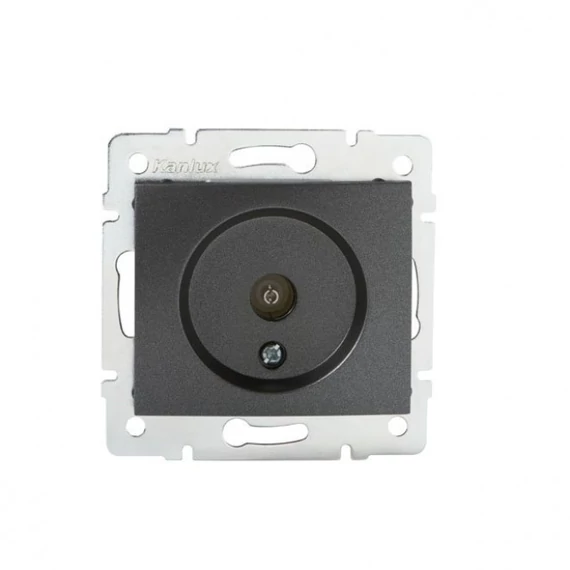 KANLUX DOMO 01-1290-041 Antenna csatlakozó aljzat, grafit (24919)
