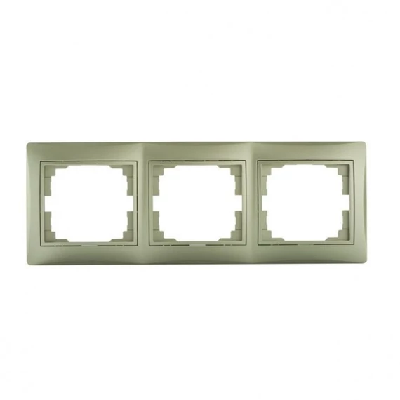 KANLUX DOMO 01-1480-050 Hármas keret, vízszintes, pezsgő (25059)