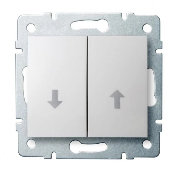 KANLUX LOGI 02-1100-102 Redőny kapcsoló, fehér (25077)
