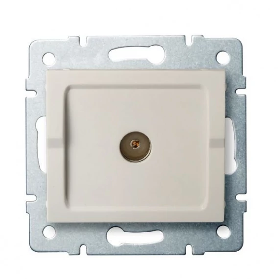 KANLUX LOGI 02-1300-003 Antenna csatlakozó aljzat, krém (25157)