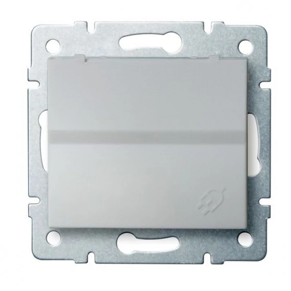 KANLUX LOGI 02-1230-143 Dugalj IP44 csapfedeles, ezüst (25205)