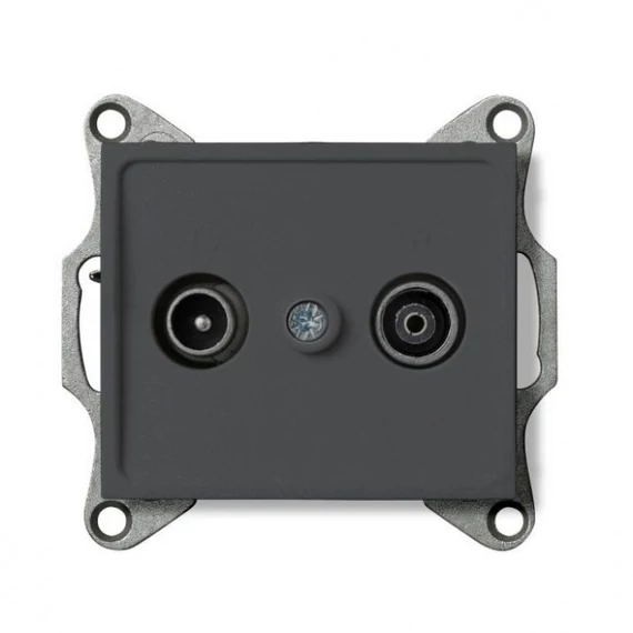 KANLUX LOGI 02-1330-041 Antenna csatlakozó aljzat, grafit (25278)