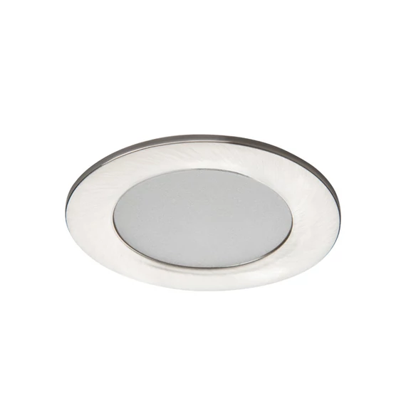 KANLUX IVIAN LED 4,5W SN-WW spotlámpa, Ø83mm, 340 lm, 3000 K, szatén nikkel, IP44 (25781)
