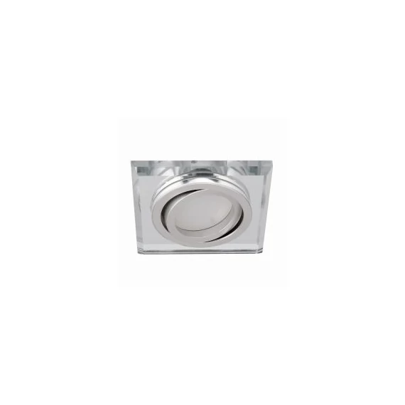 KANLUX MORTA CT-DTL50-SR dekorációs keret spotlámpához, 90x90mm, ezüst (26718)