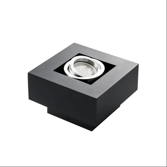 KANLUX STOBI DLP 50-B beltéri mennyezeti lámpa, max 25W, GU10, fekete (26830)