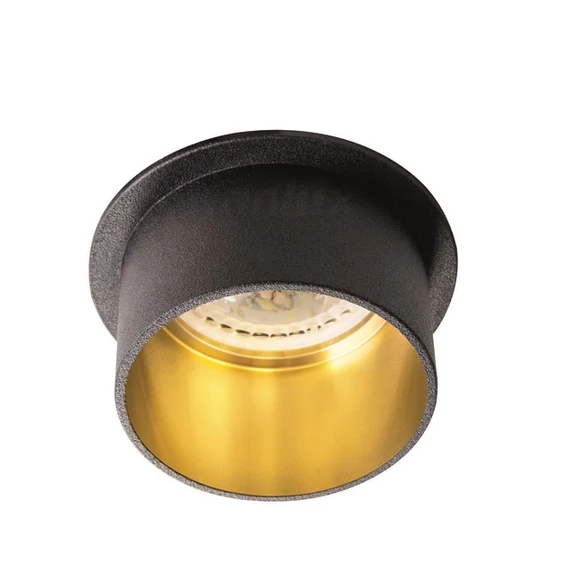KANLUX SPAG S B/G dekorációs keret spotlámpához, Ø68mm, fekete/arany (27322)