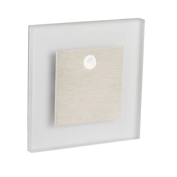 KANLUX APUS LED PIR NW lépcsővilágító lámpa 12V DC, mozgásérzékelővel, 0,8W, 14 lm, 4000 K, rozsdamentes acél (27379)