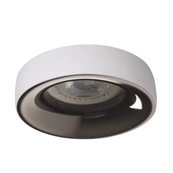 KANLUX ELNIS L W/A dekorációs keret spotlámpához, Ø98mm, fehér/antracit (27805)