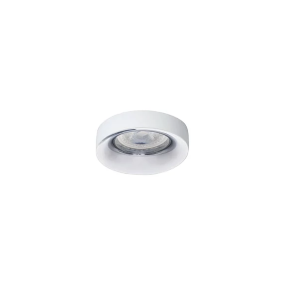 KANLUX ELNIS L W/C dekorációs keret spotlámpához, Ø98mm, fehér/króm (27806)