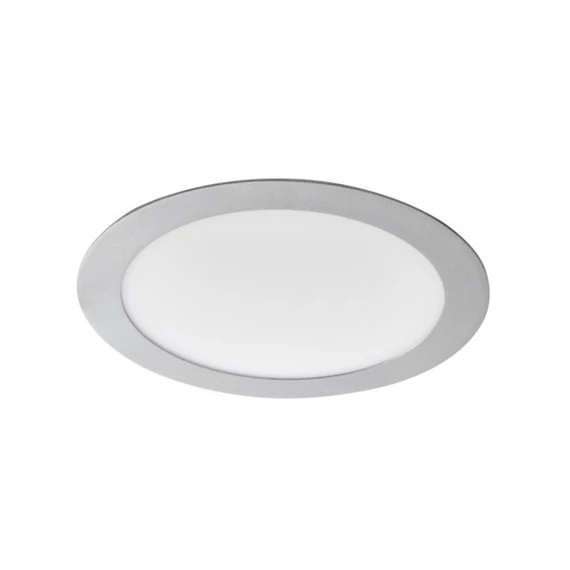 KANLUX ROUNDA V2LED18W-NW-SR beépíthető lámpa, Ø220mm, 1080 lm, 4000 K, IP44/20, ezüst (28933)