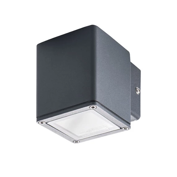 KANLUX GORI EL 135 D kültéri fali lámpa, max 35W, GU10, IP44, antracit (29000)