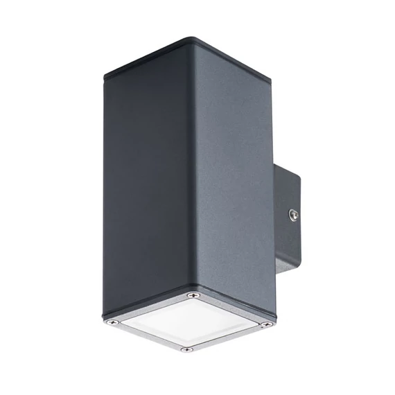 KANLUX GORI EL 235 D kültéri fali lámpa, 2x max 35W, GU10, IP44, antracit (29001)