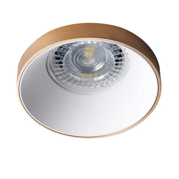 KANLUX SIMEN DSO G/W dekorációs keret spotlámpához, Ø75mm, arany/fehér (29142)