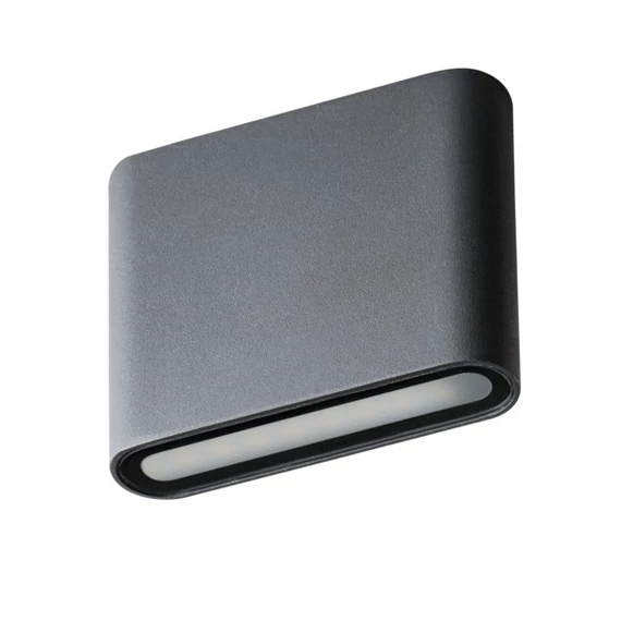 KANLUX GARTO LED EL 8W-GR kültéri fali lámpa, 300 lm, 4000 K, grafit (29270)