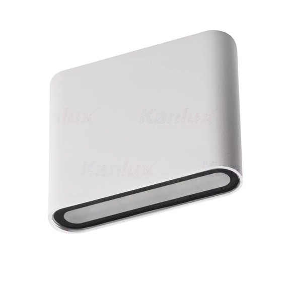 KANLUX GARTO LED EL 8W-W kültéri fali lámpa, 350 lm, 4000 K, fehér (29271)