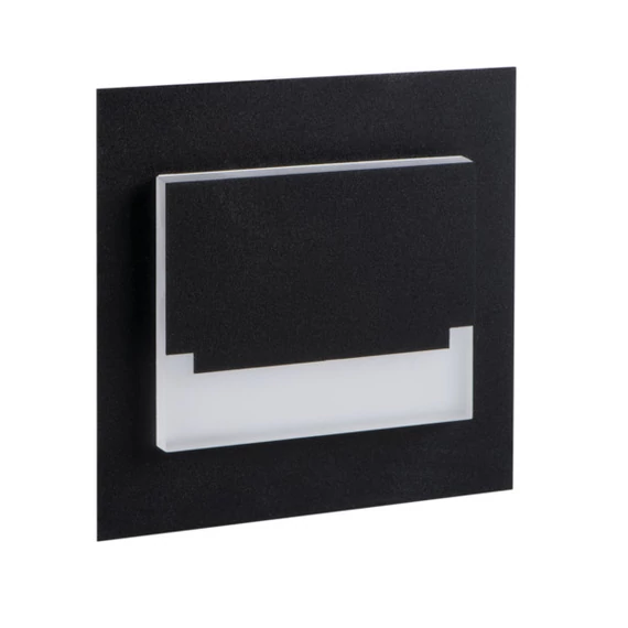 KANLUX SABIK MINI LED B-NW lépcsővilágító lámpa, 0,5W, 14lm, 4000K, fekete (29854)