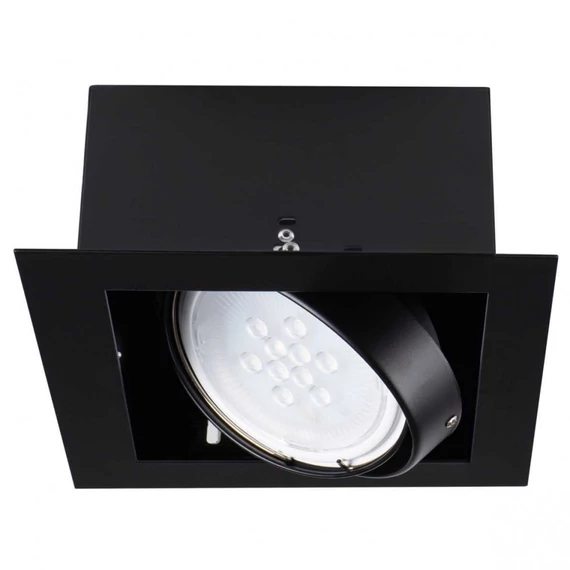 KANLUX MATEO ES DLP-150-B szögletes beltéri álmennyezeti lámpa, max 25W, GU10, fekete (32930)