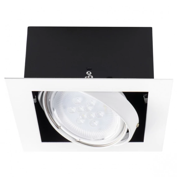 KANLUX MATEO ES DLP-150-W szögletes beltéri álmennyezeti lámpa, max 25W, GU10, fehér (32931)