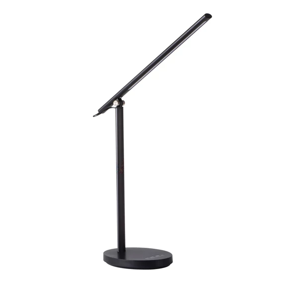 KANLUX REXAR LED B asztali lámpa, USB port, max 7 W, max 400 lm, 3000/4000/6500 K, fekete (33071)