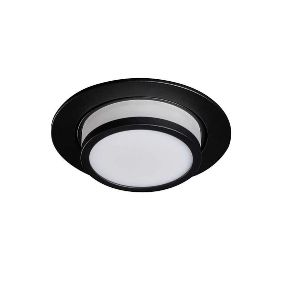 KANLUX AGEO DSO-B dekorációs keret spotlámpához, Ø107mm, fekete (33165)