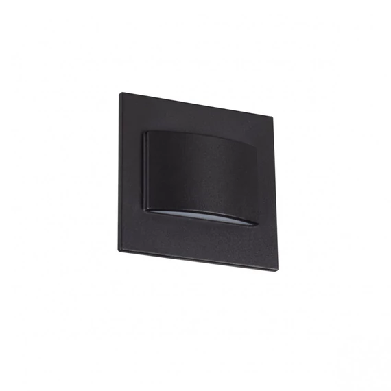 KANLUX ERINUS LED LL B-NW lépcsővilágító lámpa szögletes 1,5W 30lm 4000K fekete (33337)