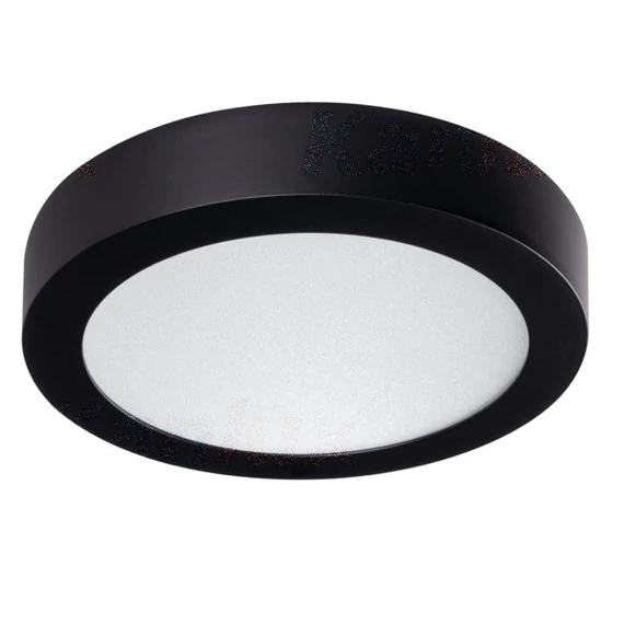 KANLUX CARSA V2LED 18W-NW-B fali, mennyezeti LED lámpa kerek 1080lm 4000K IP20 fekete (33536)
