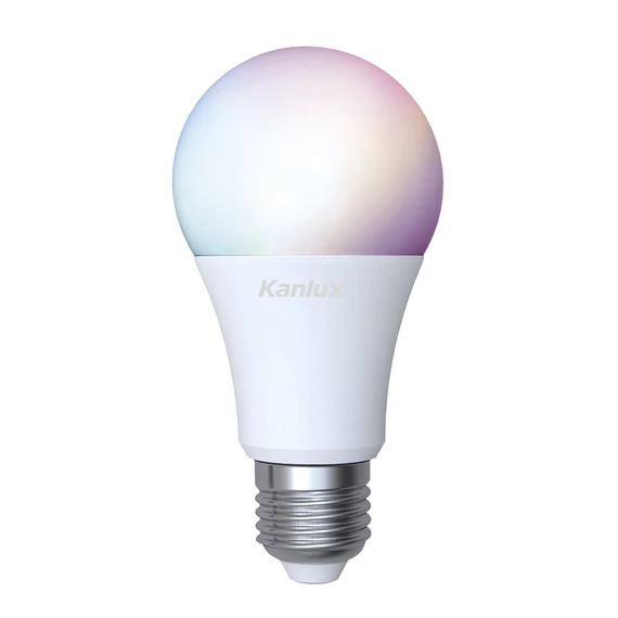 KANLUX SMART LED Fényforrás S A60 11,5W E27 RGBCCT 1055lm változtatható RGB, 2700-6500K (33642)