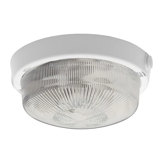 KANLUX TUNA S1101-W Cserélhető fényforrású kültéri mennyezeti lámpa max100W E27 fehér (4260)
