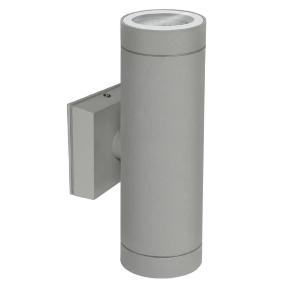 KANLUX BART EL-235 kültéri oldalfali lámpa GU10 IP54 2x35W szürke (7080)